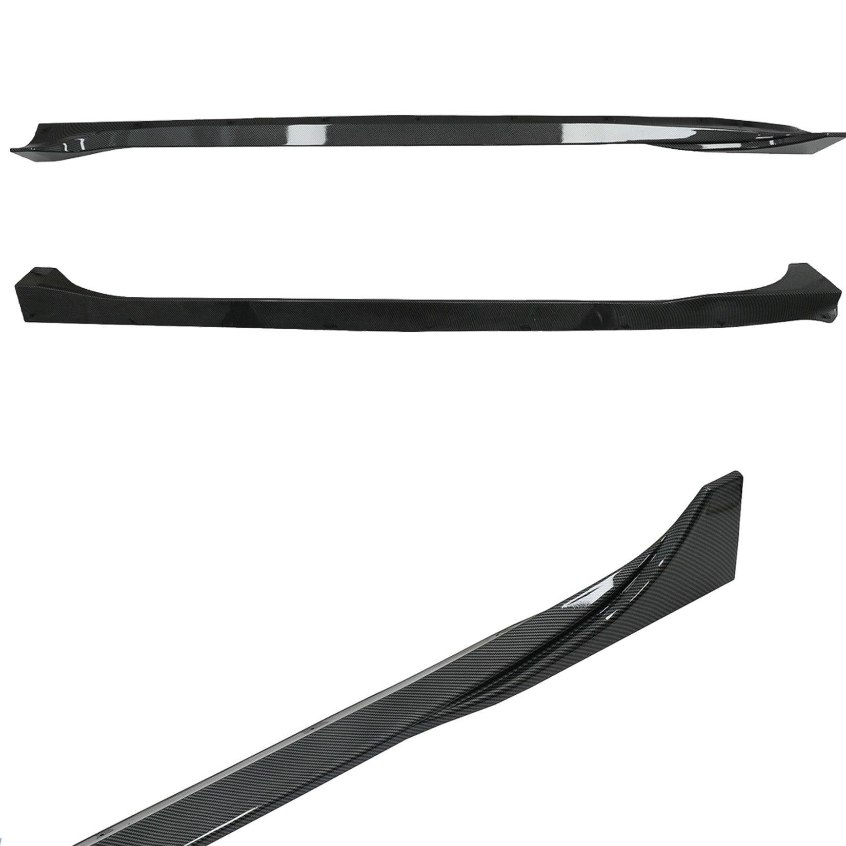 Tesla Model 3 2018 - 2023 Side Skirts Pair In Carbon Look - TMC Motorsport
