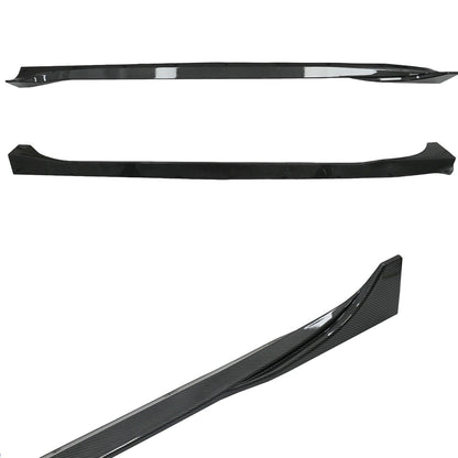 Tesla Model 3 2018 - 2023 Side Skirts Pair In Carbon Look - TMC Motorsport
