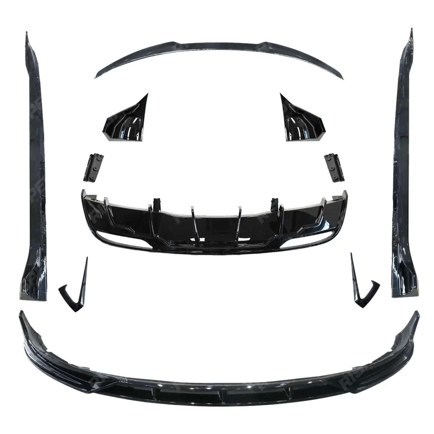 Tesla Model 3 Facelift 2023 On Fast Aero Body Kit - In Gloss Black