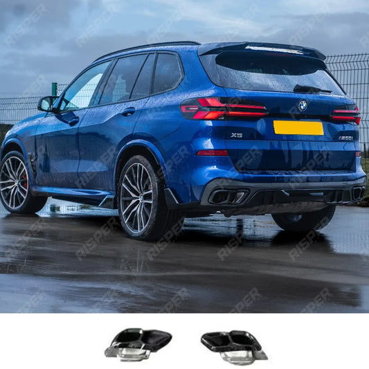 Upgrade Exhaust Tips Pair For BMW X5 G05 LCI M Sport 2023+