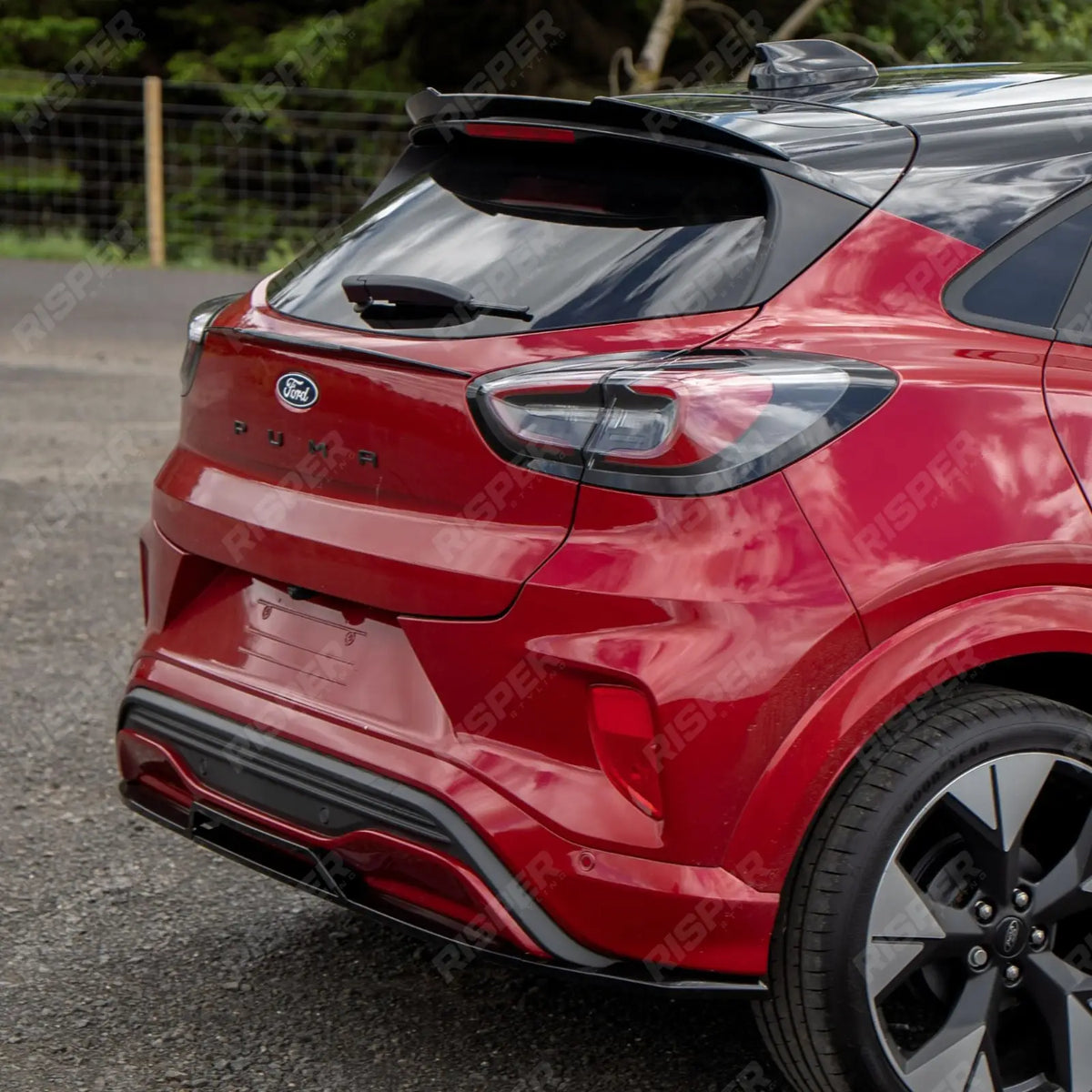 Upper Roof Spoiler In Gloss Black For Ford Puma ST Line 2019+