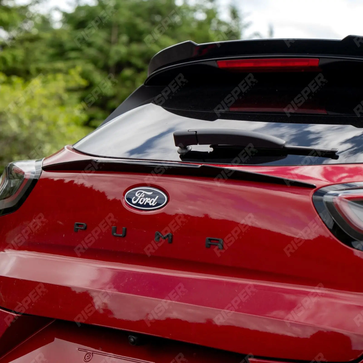 Upper Roof Spoiler In Gloss Black For Ford Puma ST Line 2019+