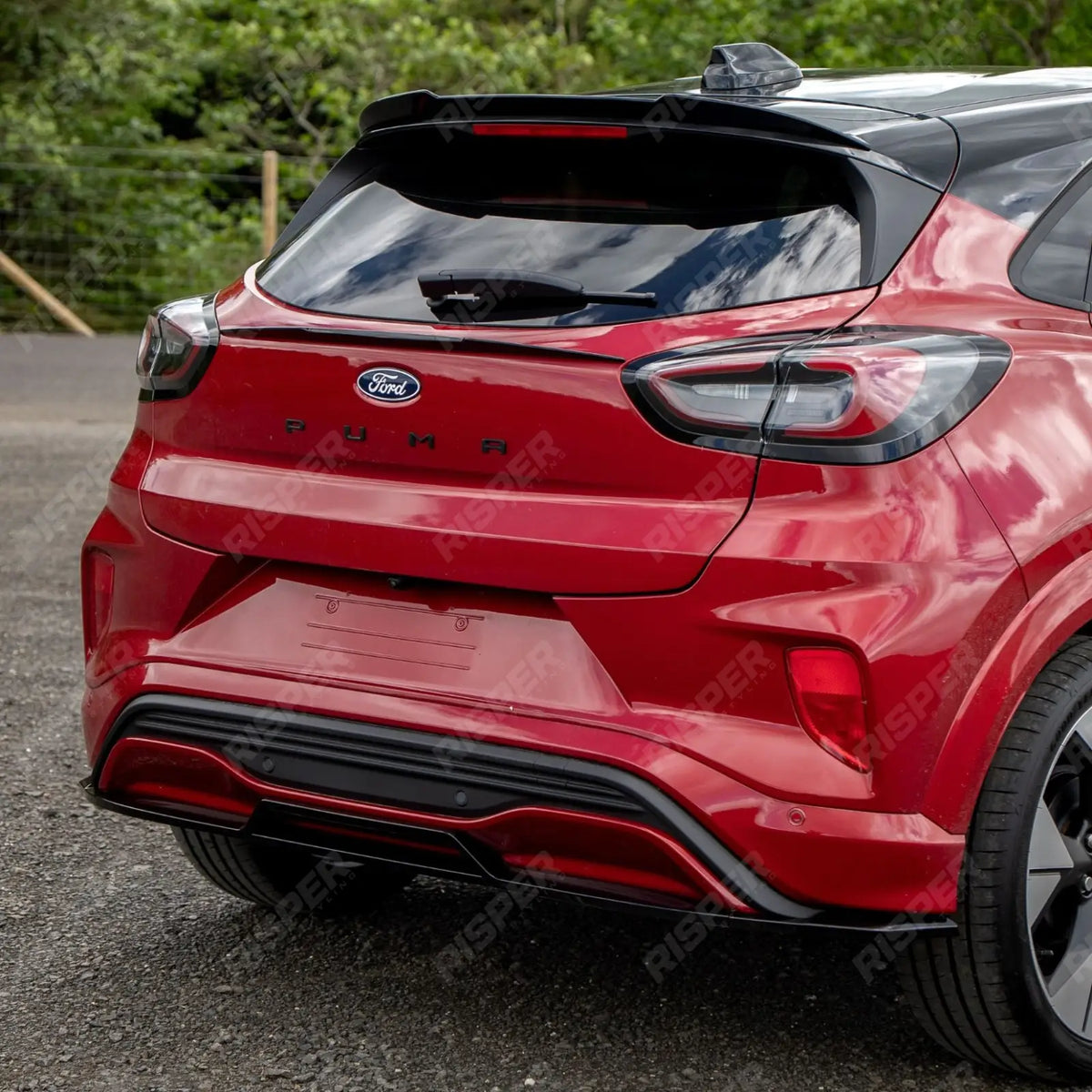 Upper Roof Spoiler In Gloss Black For Ford Puma ST Line 2019+