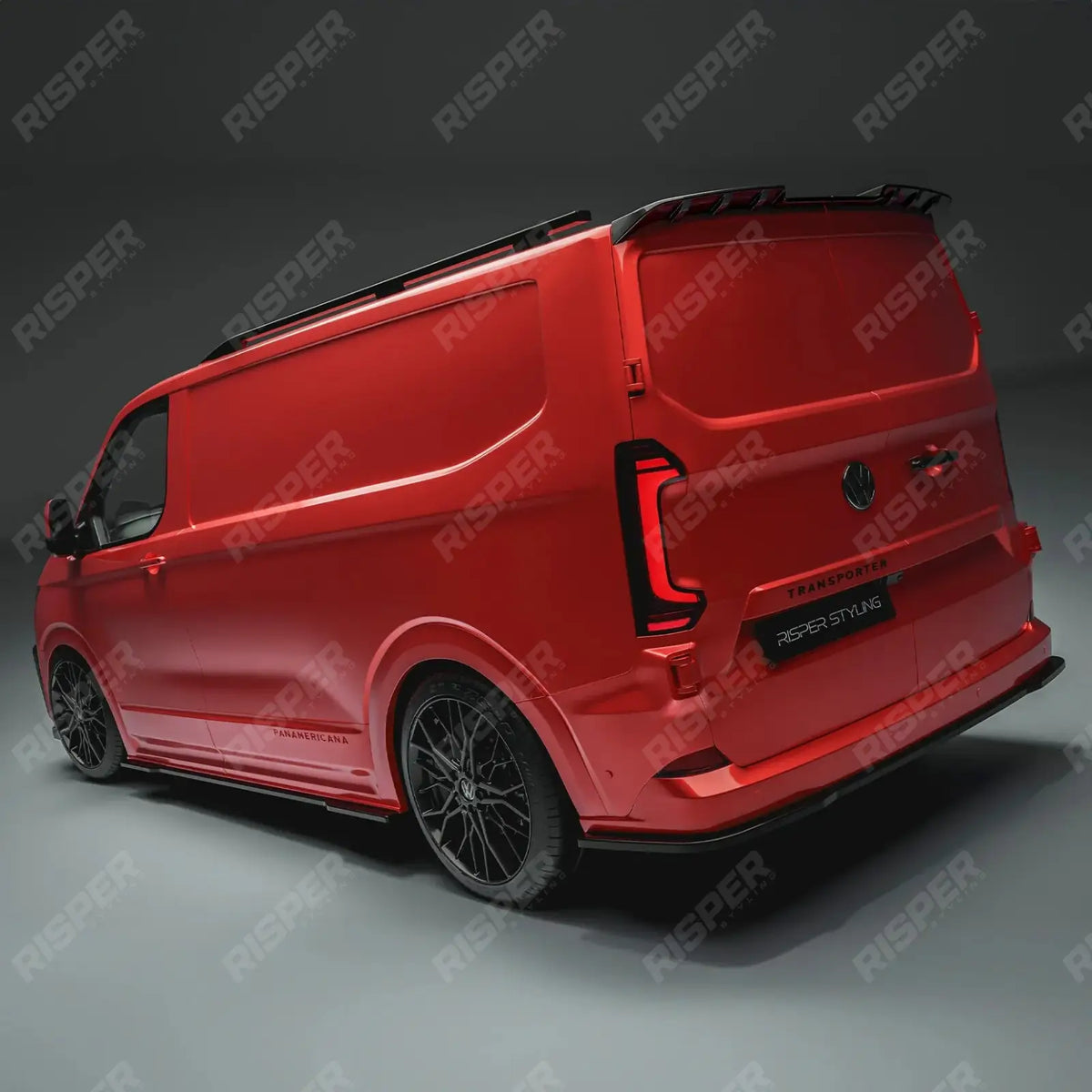 V1 Premium Aero Kit In Gloss Black For Volkswagen Transporter T7 LWB 2025 on