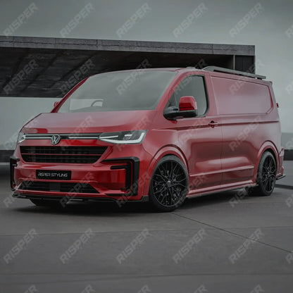 V1 Premium Aero Kit In Gloss Black For Volkswagen Transporter T7 SWB 2025 on