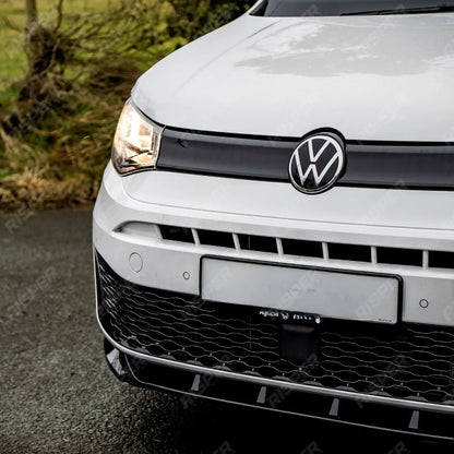 V2 Front Splitter Gloss Black For Vw Caddy 2021 On