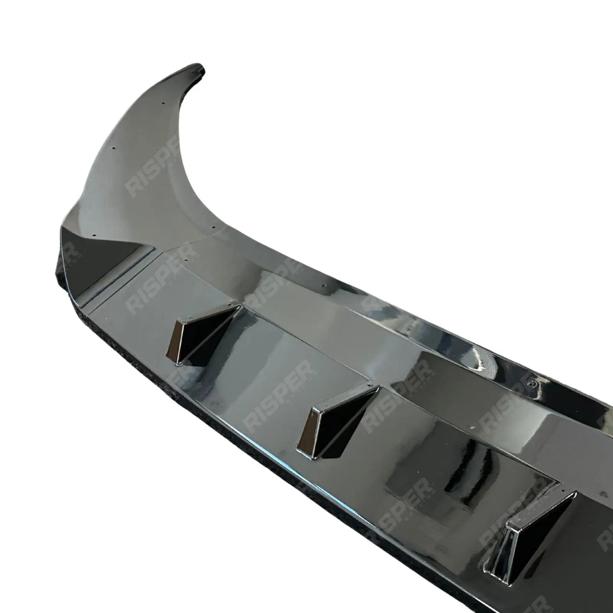 V2 Front Splitter Gloss Black For Vw Caddy 2021 On
