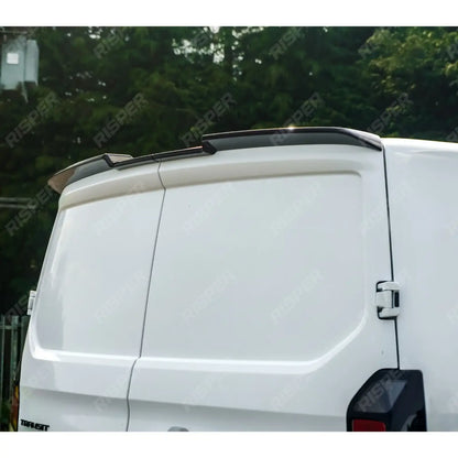 V2 Rear Spoiler In Gloss Black Barn Door For Ford Transit Custom MK2 2024 On