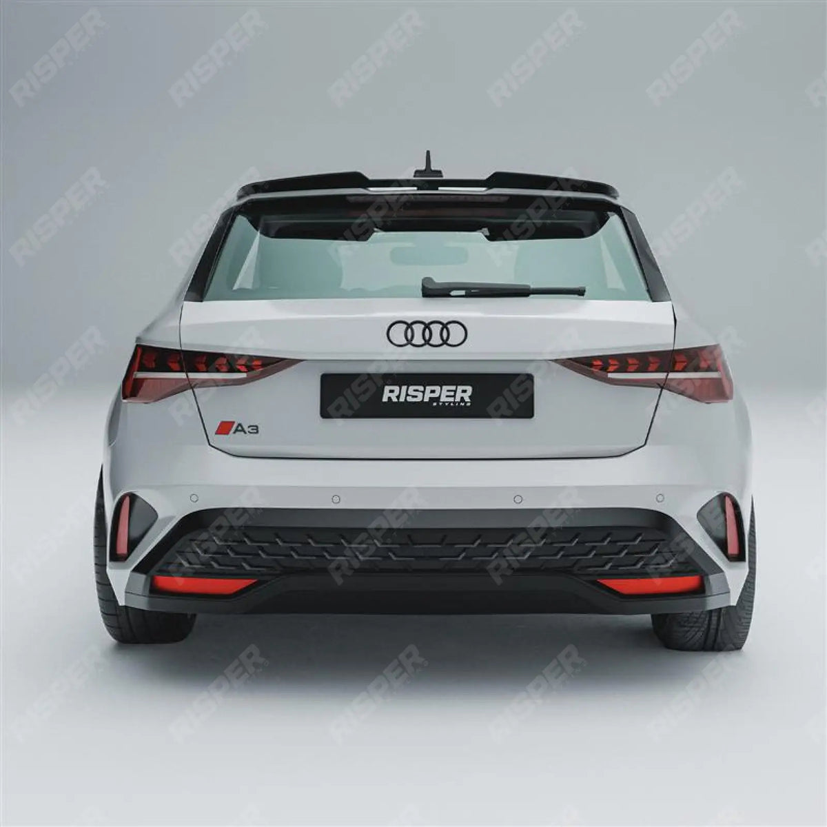 V2 Spoiler Cap In Gloss Black For Audi A3 8Y Sport Back 2021+