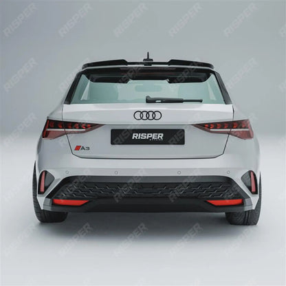 V2 Spoiler Cap In Gloss Black For Audi A3 8Y Sport Back 2021+