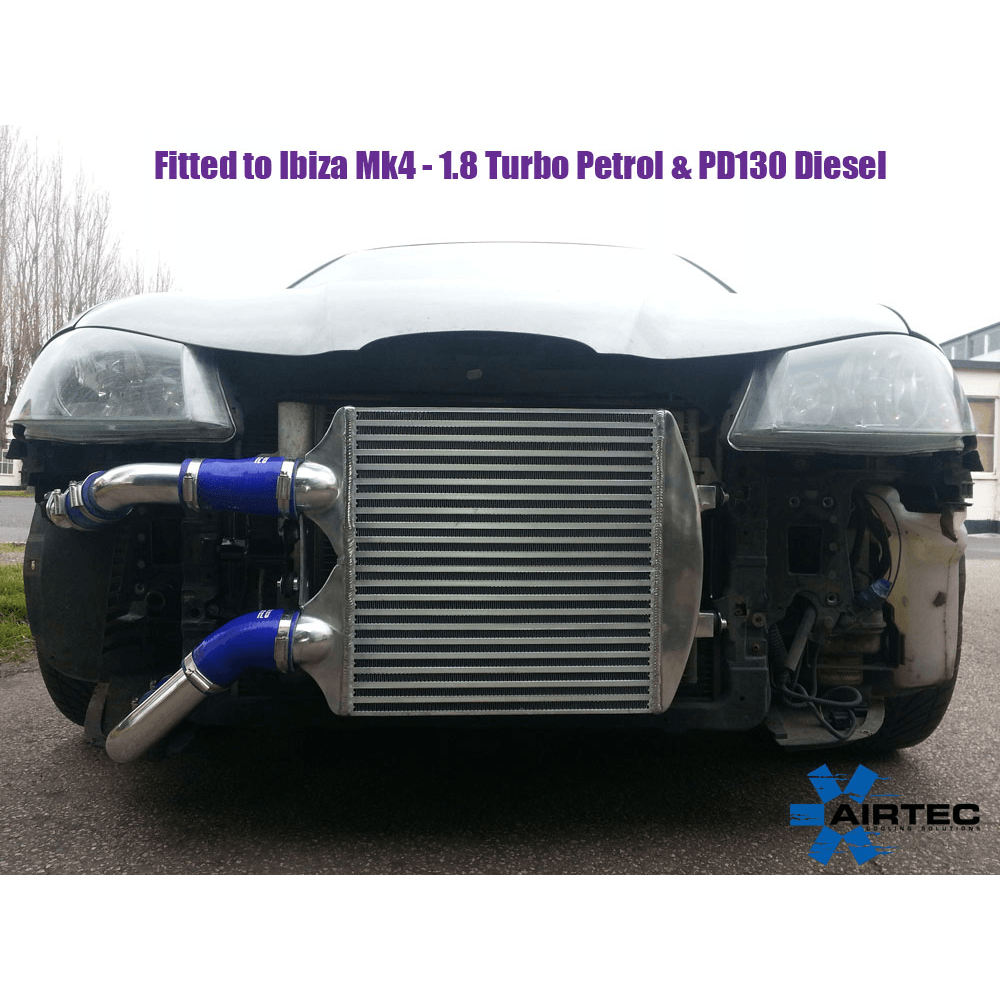 AIRTEC Motorsport Intercooler Upgrade for Skoda Fabia VRS, SEAT Ibiza Mk4 and VW Polo 1.9 PD130 Diesel - TMC Motorsport