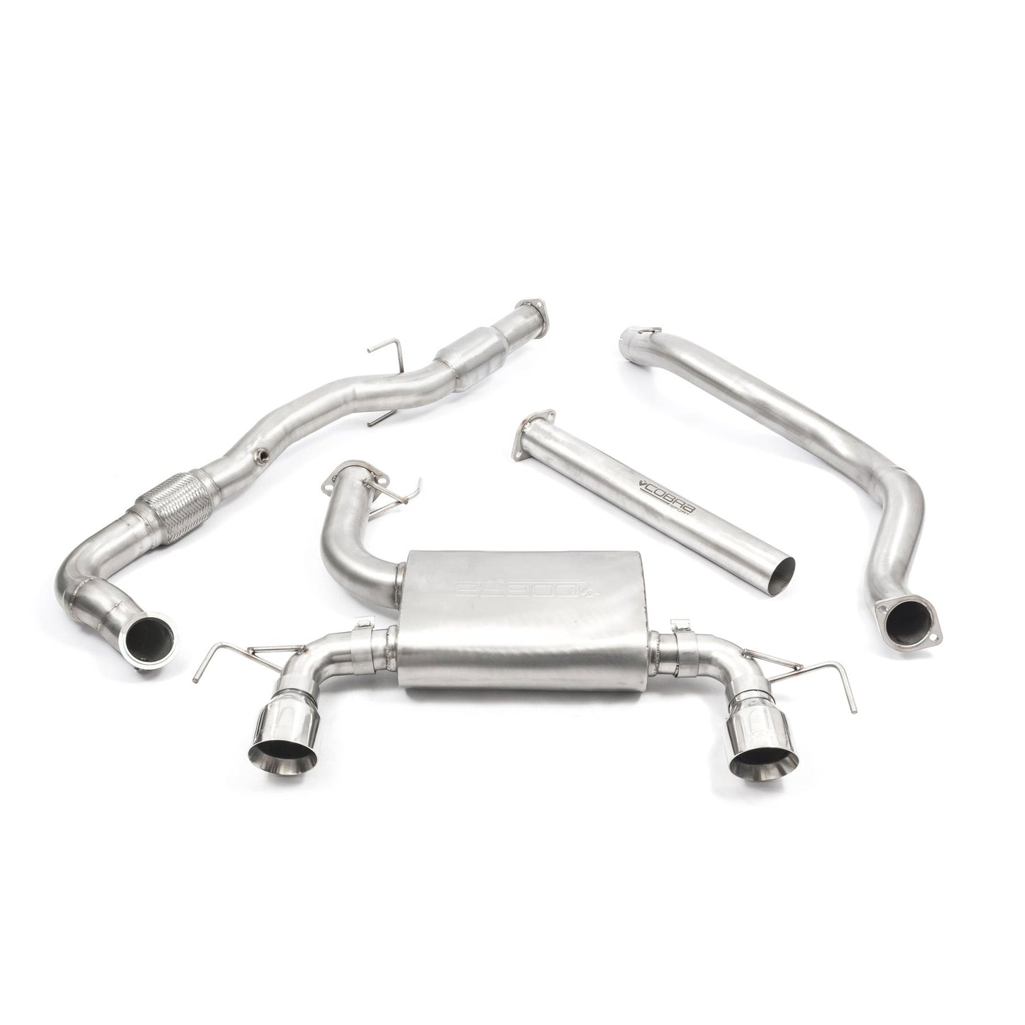Cobra Sport Vauxhall Corsa D VXR Nurburgring (10-14) Turbo Back Performance Exhaust - TMC Motorsport