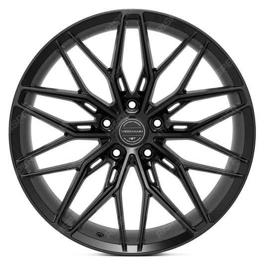 Veemann MF-Z5 19X8.5 5X112 ET42 Gloss Black Standard Concave - Qty 1