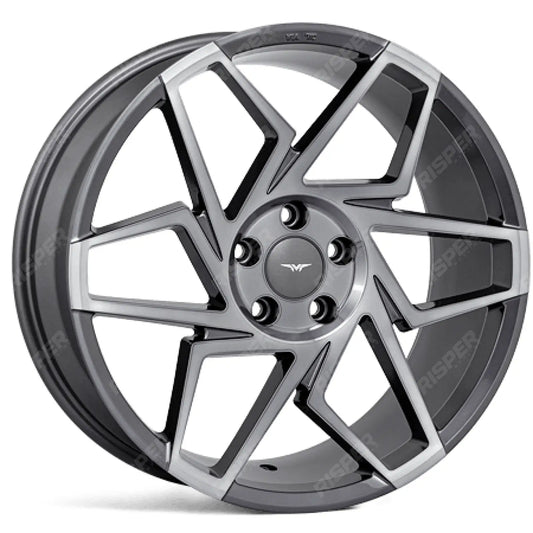 Veemann V-fs27r 19x8.5 5x112 Et42 Cb66.56 - Graphite Smoke Machined