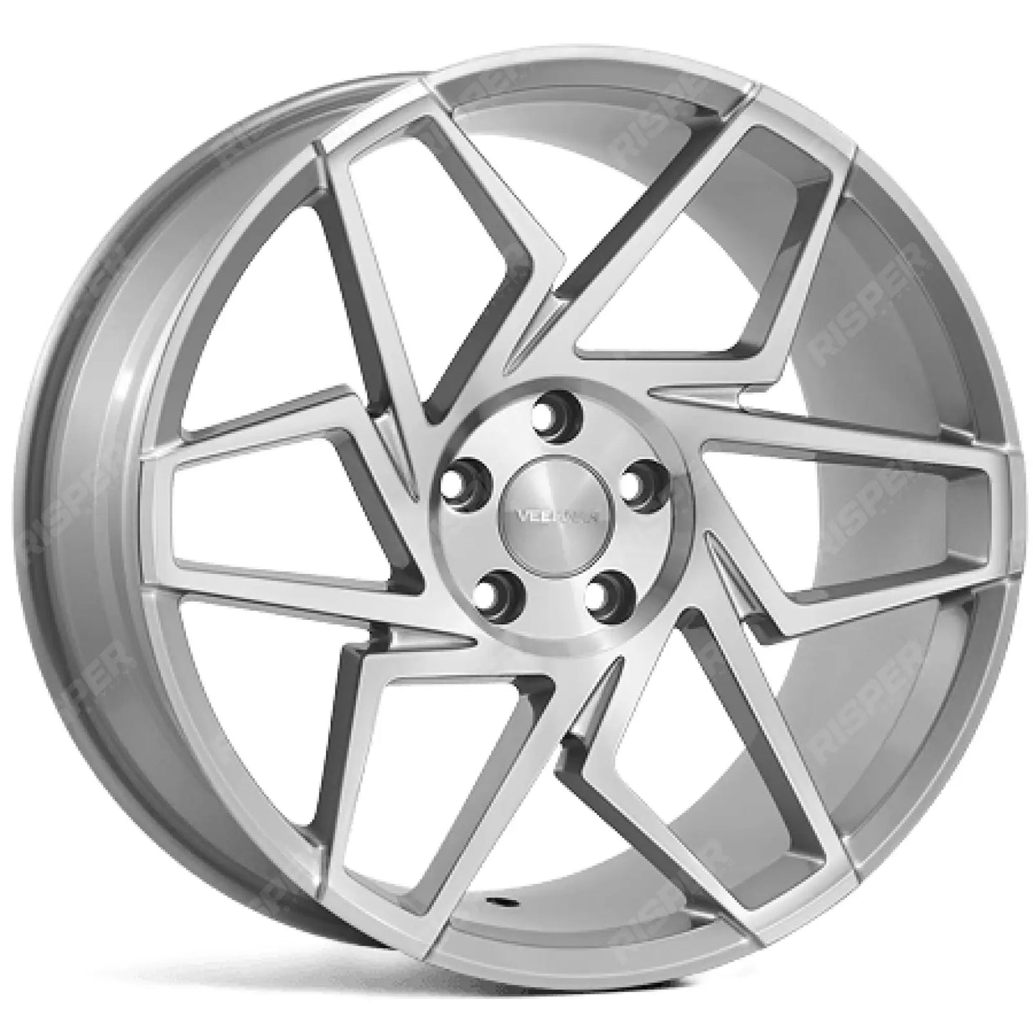 Veemann V-fs27r 19x8.5 5x112 Et42 Cb66.56 - Silver Machined