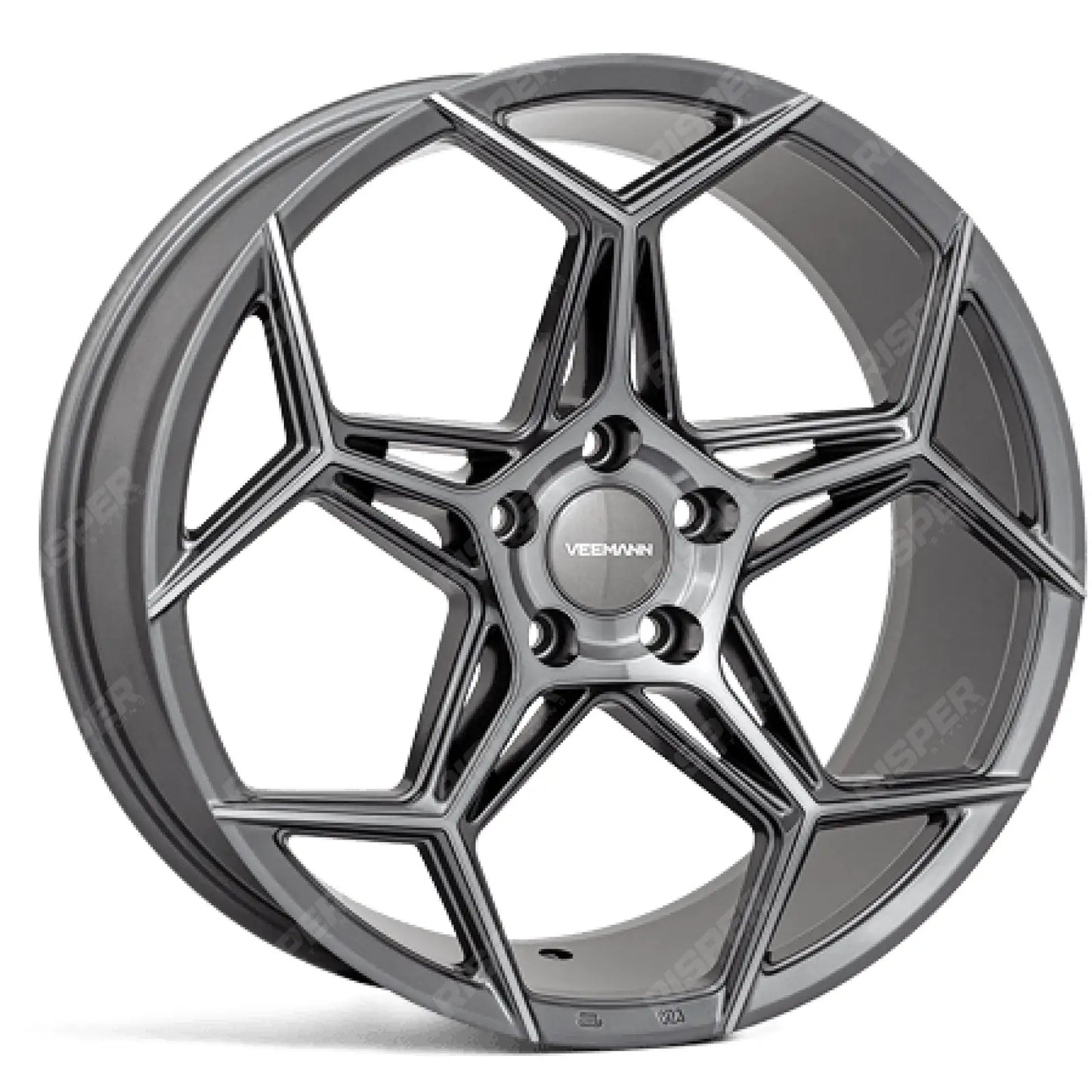 Veemann V-fs40 20x8.5 5x120 Et35 Cb72.56  - Graphite Smoke Machined