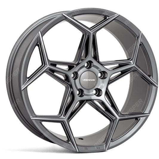 Veemann V-fs40 20x8.5 5x120 Et35 Cb72.56  - Graphite Smoke Machined