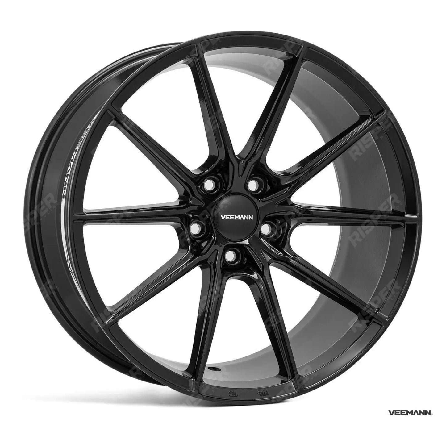 Veemann V-fs48 20 Inch Alloy Wheels - 5x112 - Gloss Black Staggered Set Of 4