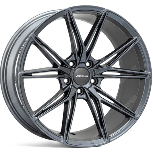 Veemann V-fs49 20x8.5 5x120 Et35 Cb75.56  - Gloss Graphite Qty 1