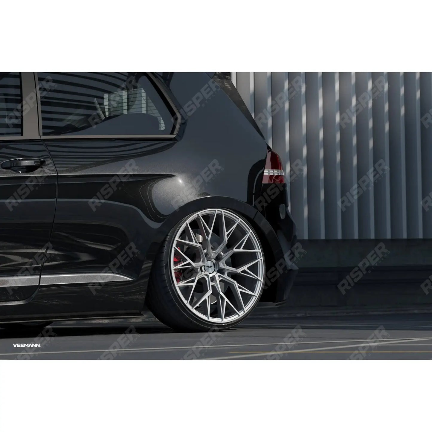 Veemann - V-fs51 Gloss Black 20x8.5 5x112