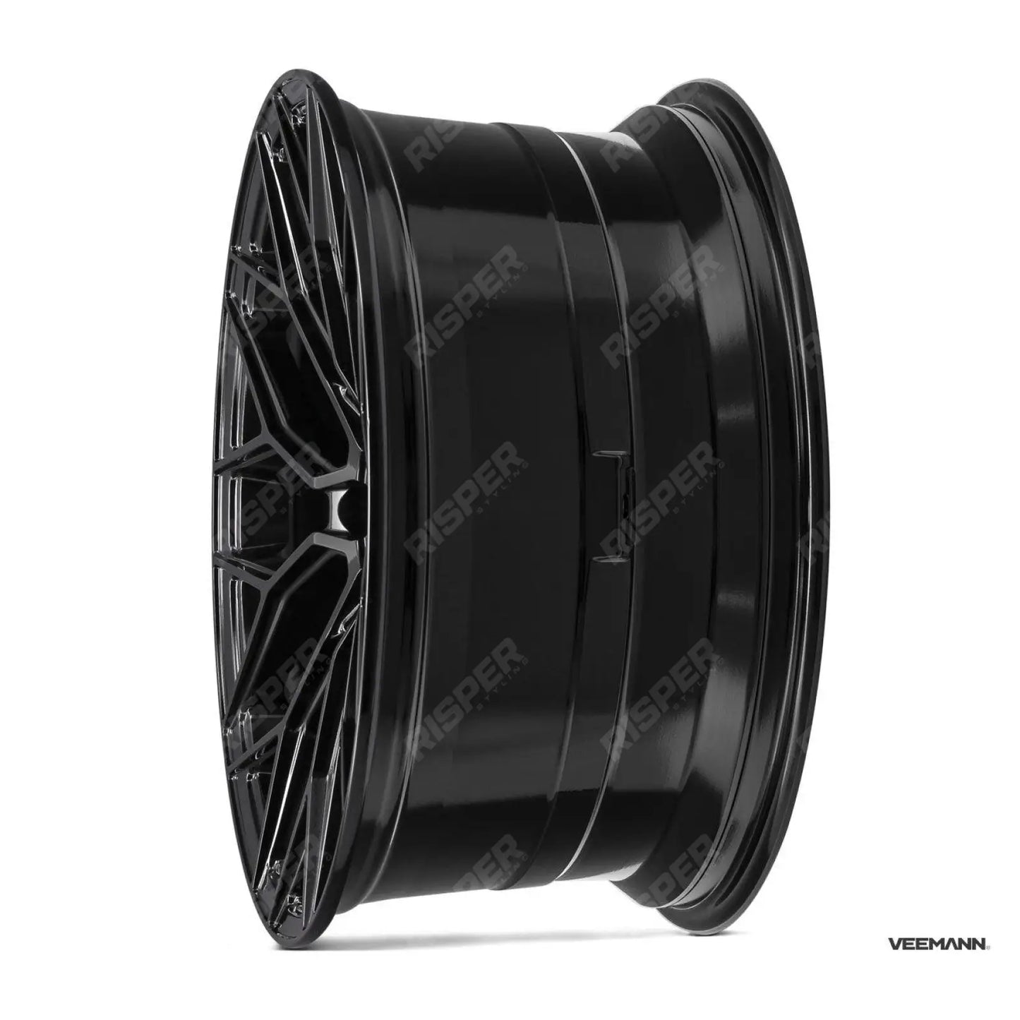 Veemann V-fs66 20 Inch Alloy Wheels 5x112 - Gloss Black - Staggered Set Of 4