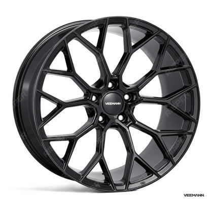 Veemann V-fs66 20 Inch Alloy Wheels 5x112 - Gloss Black - Staggered Set Of 4