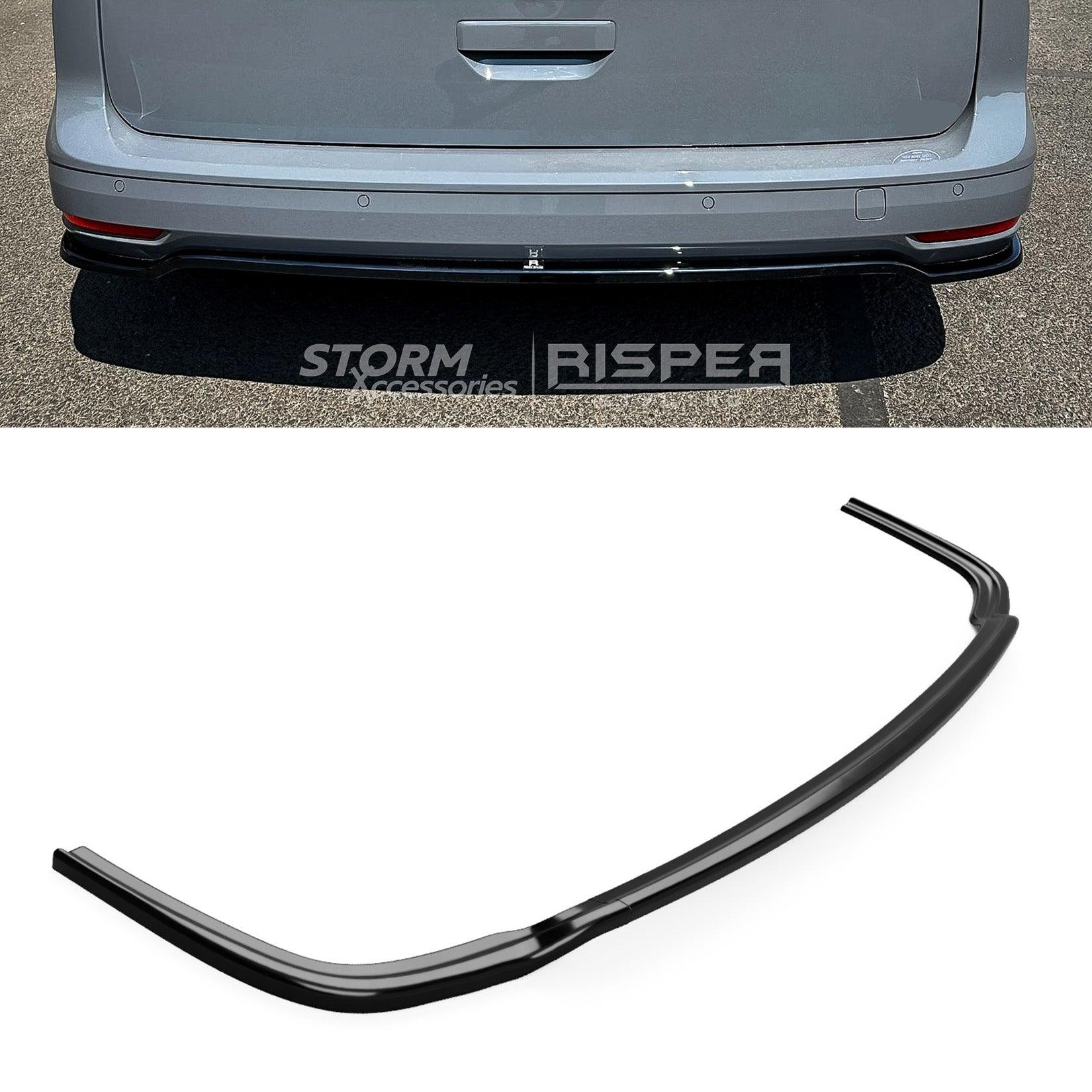Volkswagen Caddy MK5 2021+ - Rear Bumper Splitter in Gloss Black - TMC Motorsport