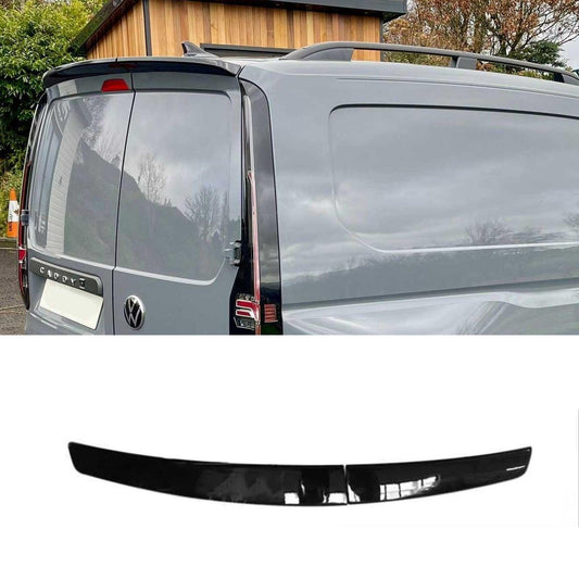 Volkswagen Caddy MK5 2021+ - Rear Spoiler Barn Door in Gloss Black - TMC Motorsport