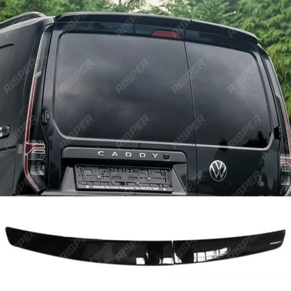 Volkswagen Caddy MK5 2021+ - Rear Spoiler Barn Door in Gloss Black