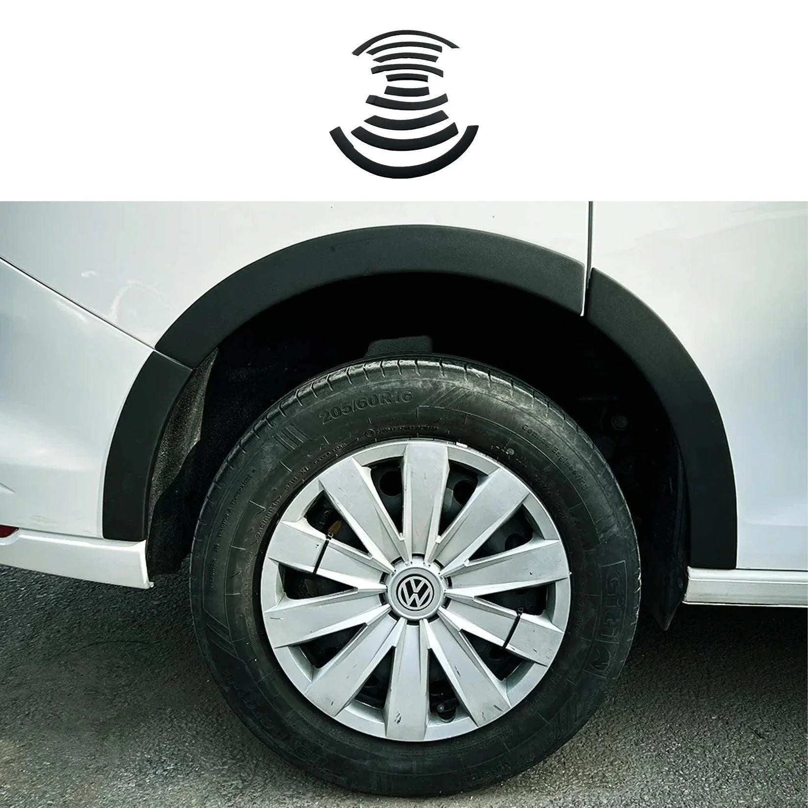 Volkswagen Caddy Mk5 2021+ Wheel Arch Trims Matte Black (10 Pcs) - TMC Motorsport