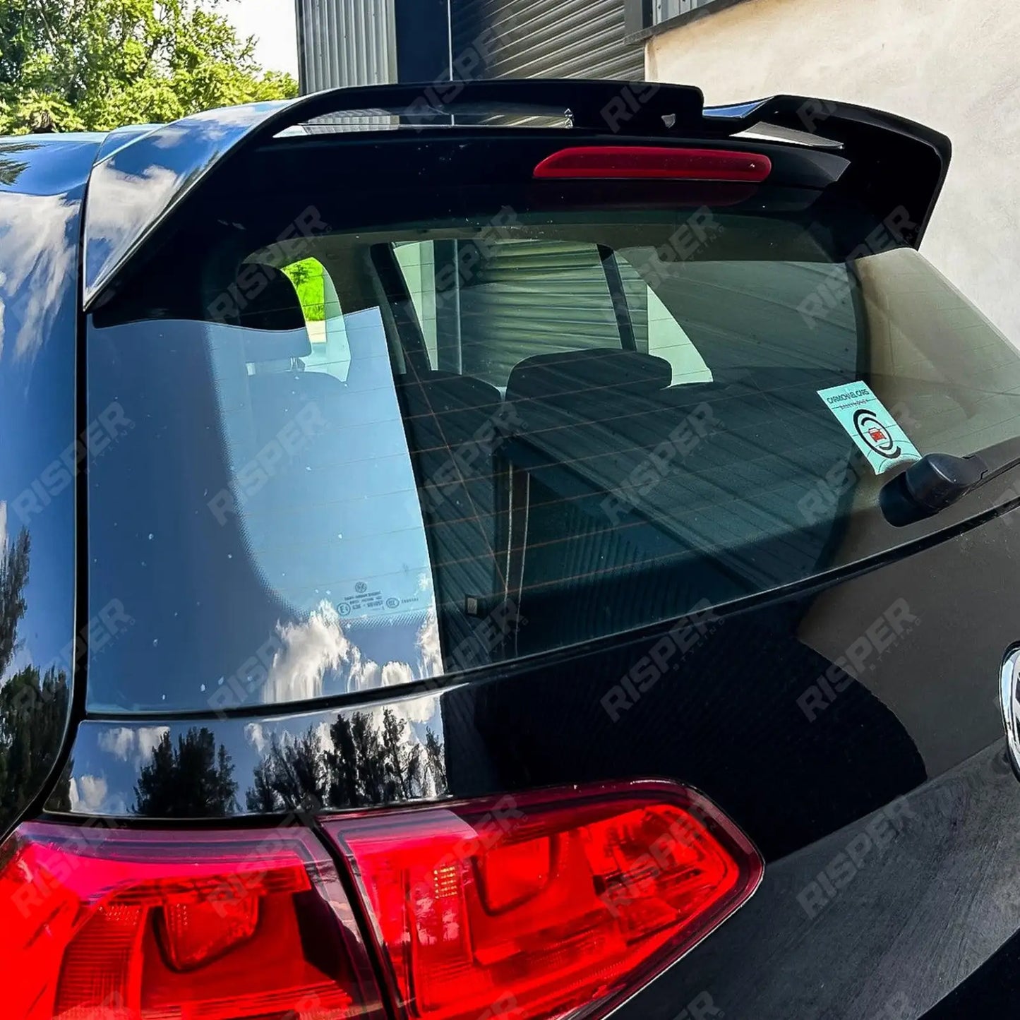 Volkswagen Golf MK7/7.5 TSI/TDI 2012-2020 - Oettinger Style Rear Spoiler in Gloss Black