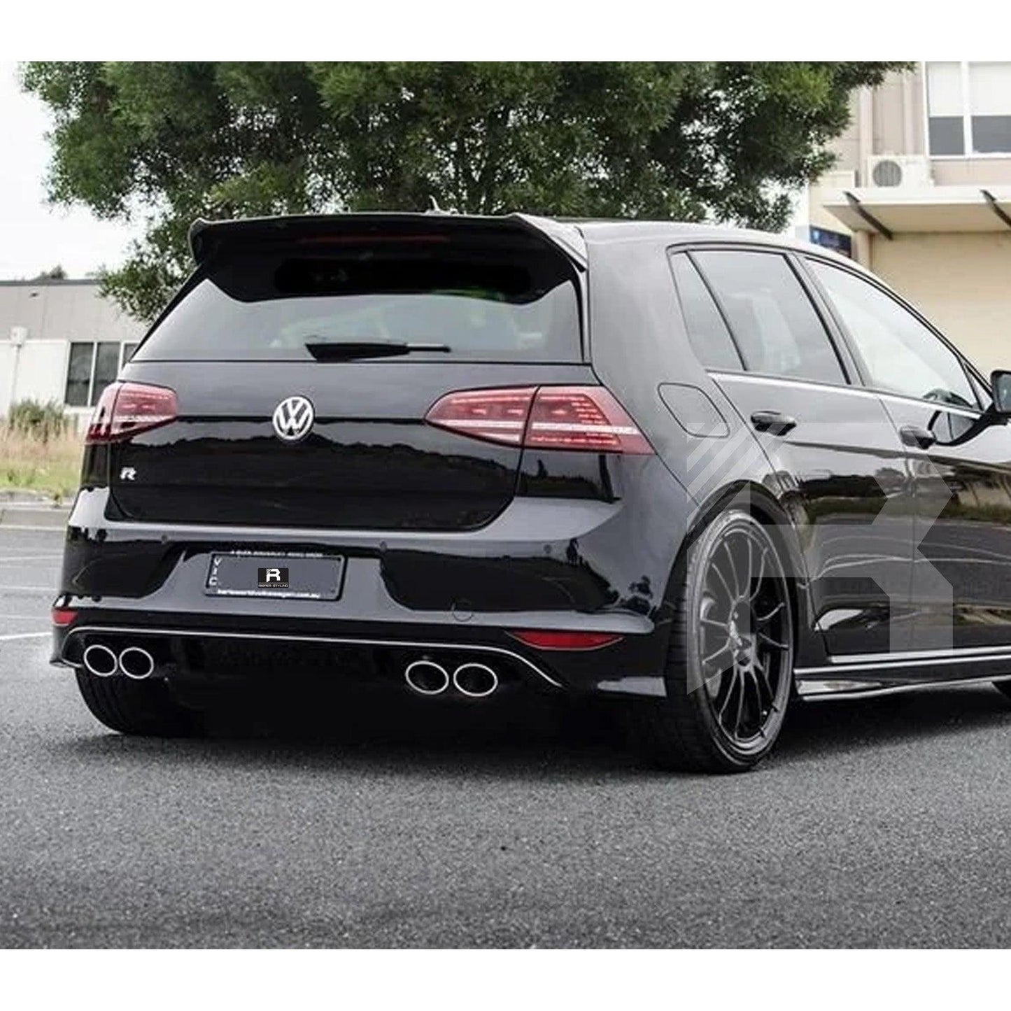 Volkswagen Golf MK7/7.5 GTI/GTD/R/R-Line 2012-2020 - Osir Style Rear Spoiler in Gloss Black - TMC Motorsport