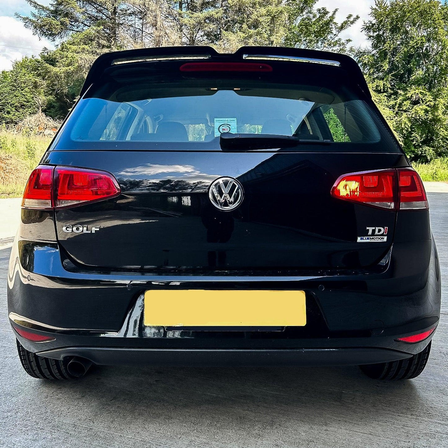 Volkswagen Golf MK7/7.5 TSI/TDI 2012-2020 - Oettinger Style Rear Spoiler in Gloss Black - TMC Motorsport