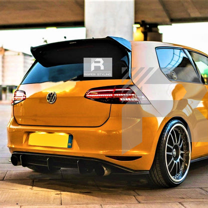 Volkswagen Golf MK7/7.5 TSI/TDI 2012-2020 - Osir Style Rear Spoiler in Gloss Black - TMC Motorsport