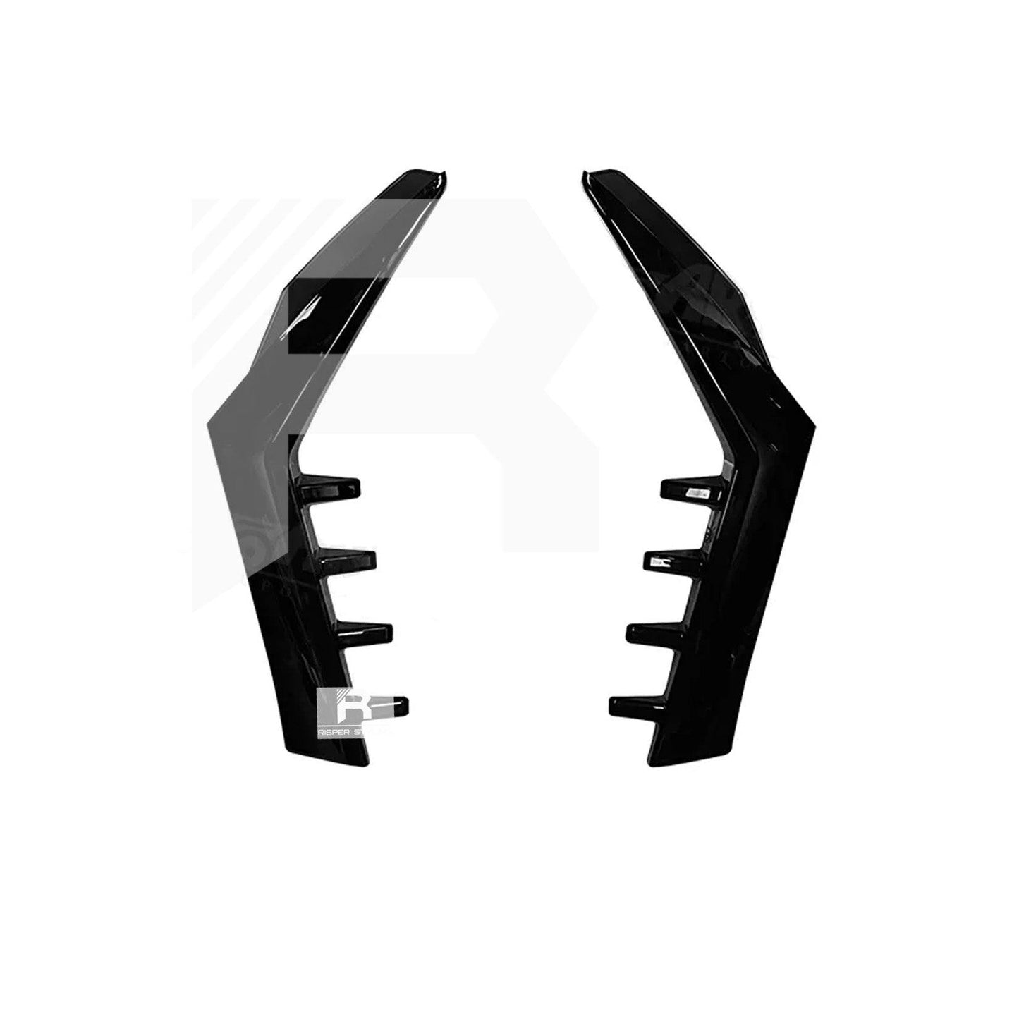 Volkswagen Golf MK8 2020+ - Gloss Black Rear Window Blade Wings - TMC Motorsport