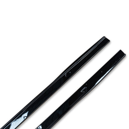 Volkswagen Golf MK8 GTI/R 2020+ Gloss Black Side Skirt Splitters - TMC Motorsport