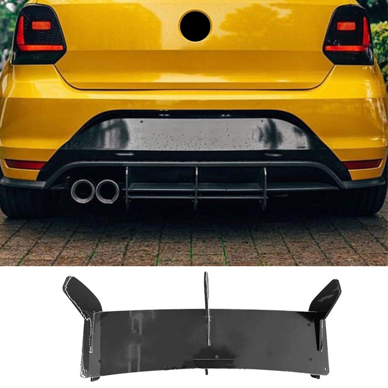 Volkswagen Polo MK5 6C GTI 2014-2018 - Rear Blade Style Diffuser in Gloss Black - TMC Motorsport