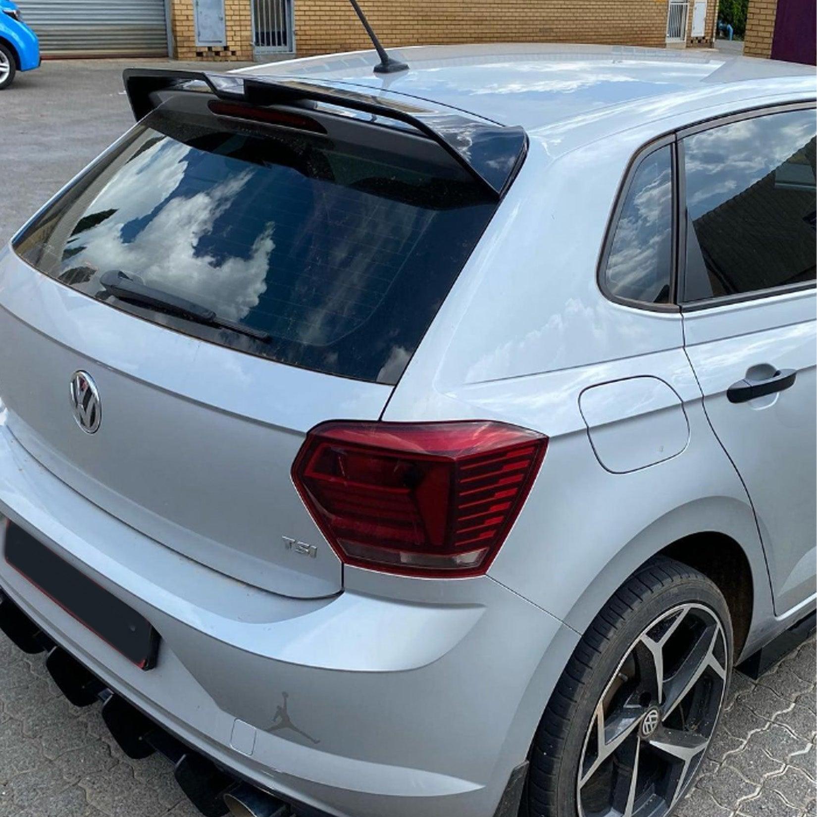 Volkswagen Polo MK6 GTI R (AW) 2018+ - Oettinger Style Rear Spoiler in Gloss Black - TMC Motorsport