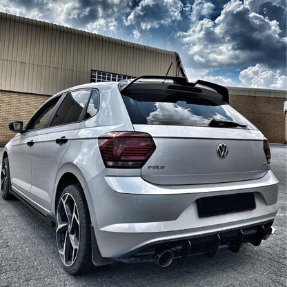 Volkswagen Polo MK6 GTI R (AW) 2018+ - Oettinger Style Rear Spoiler in Gloss Black - TMC Motorsport