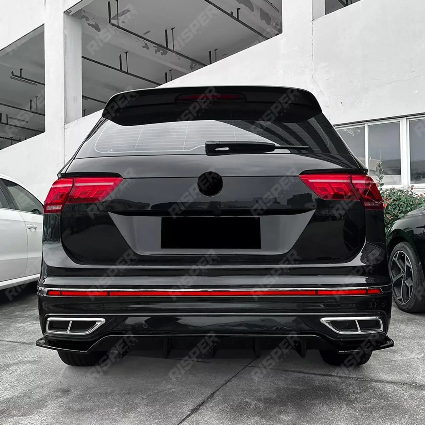 Volkswagen Tiguan MK2.5 2021-2023 R-Line Rear Diffuser & Side Splitters
