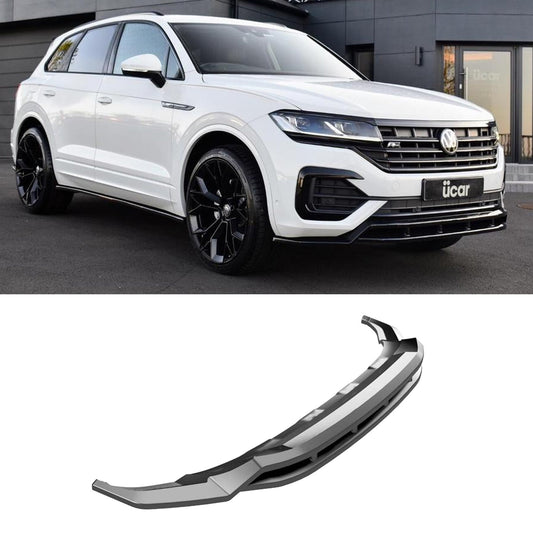 Volkswagen Touareg MK3 Pre Facelift R Line 2018-2023 Front Splitter In Gloss Black - TMC Motorsport