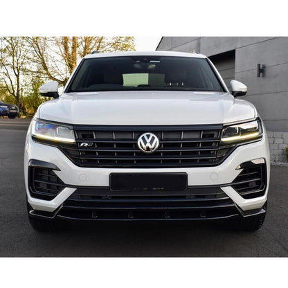 Volkswagen Touareg MK3 Pre Facelift R Line 2018-2023 Front Splitter In Gloss Black - TMC Motorsport
