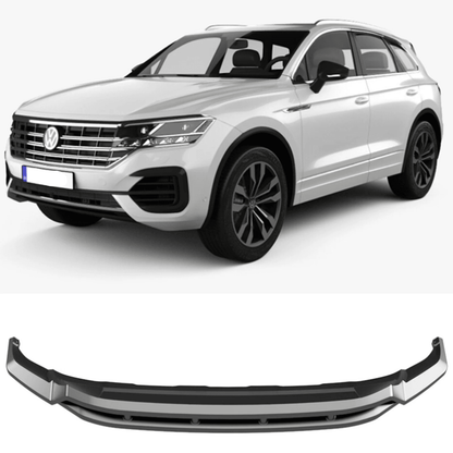 Volkswagen Touareg MK3 Pre Facelift R Line 2018-2023 Front Splitter In Gloss Black - TMC Motorsport