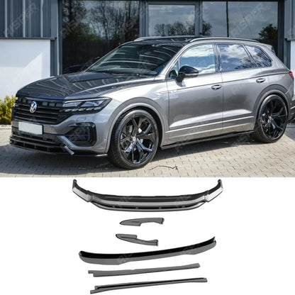 Aero Body Kit In Gloss Black For Volkswagen Touareg MK3 R Line 2018-2023