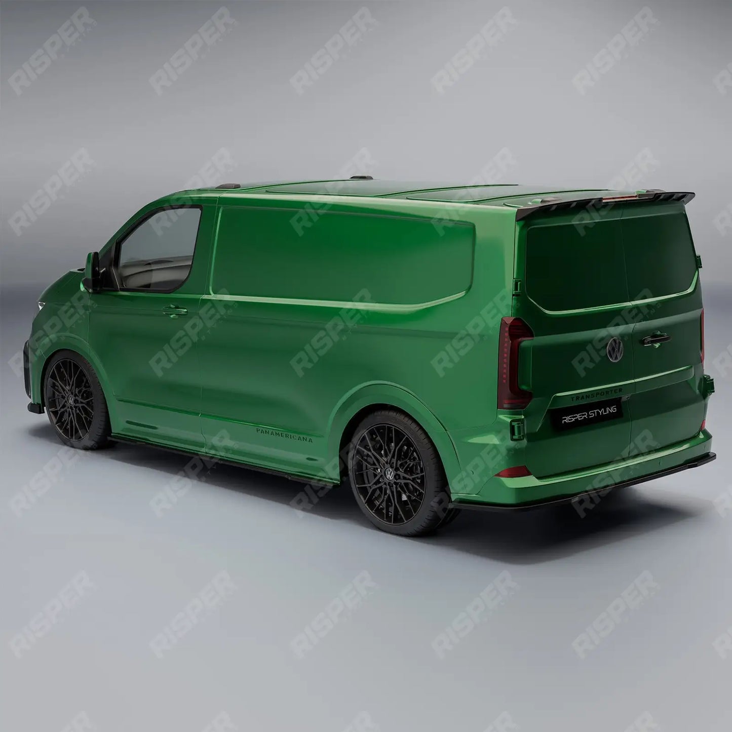 Volkswagen Transporter T7 2025+ LWB Side Skirt Splitters In Gloss Black