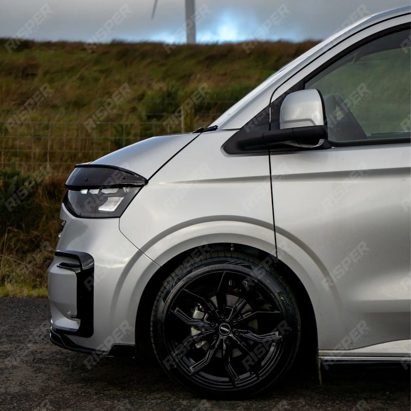 Volkswagen Transporter T7 2025 on Inner Canard Loops In Gloss Black