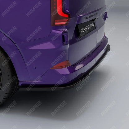 Volkswagen Transporter T7 2025+ Rear Bumper Splitter In Gloss Black