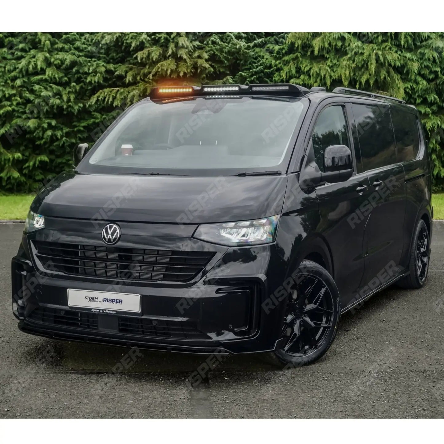 Volkswagen Transporter T7 LWB 2025 on V1 Premium Aero Kit In Gloss Black