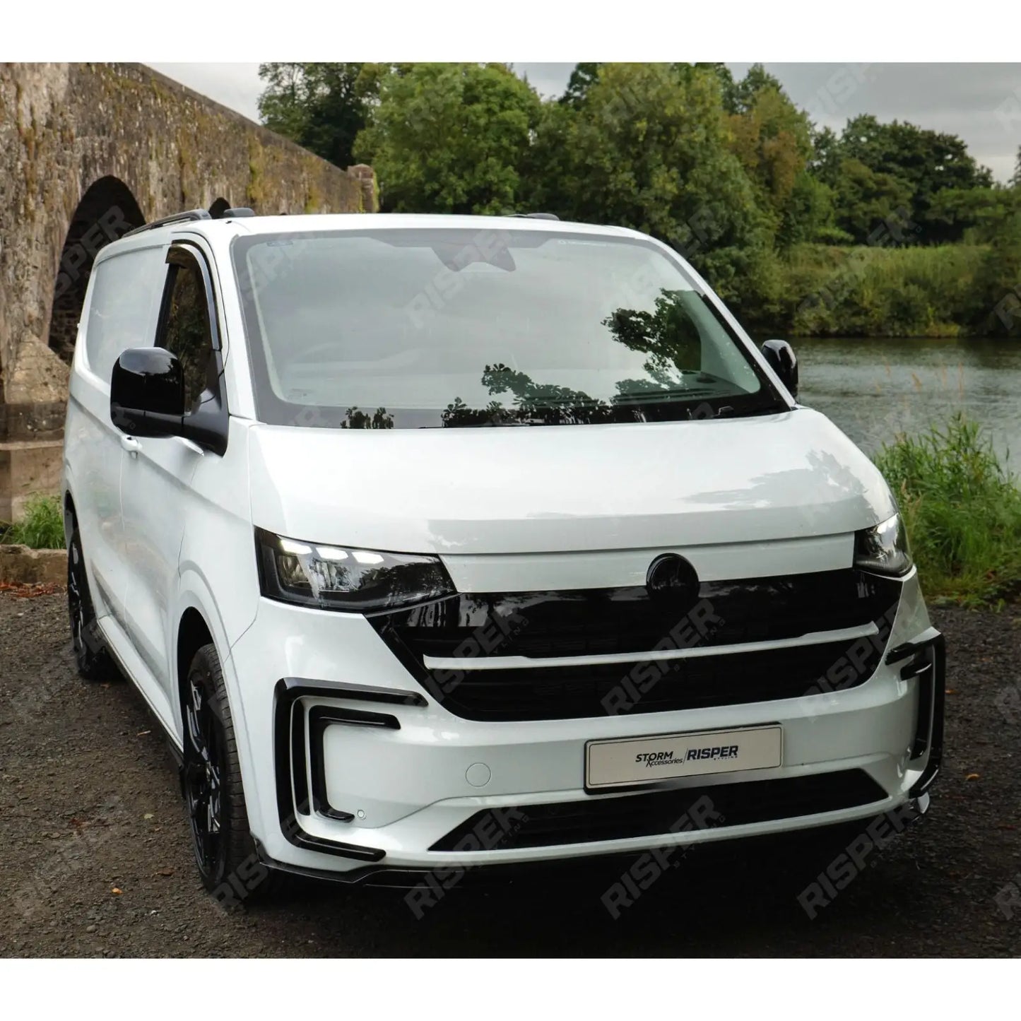 Volkswagen Transporter T7 LWB 2025 on V1 Premium Aero Kit In Gloss Black