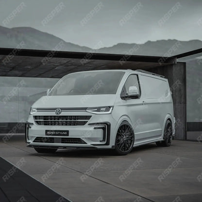 Volkswagen Transporter T7 LWB TAILGATE 2025 on Premium Aero Kit In Gloss Black